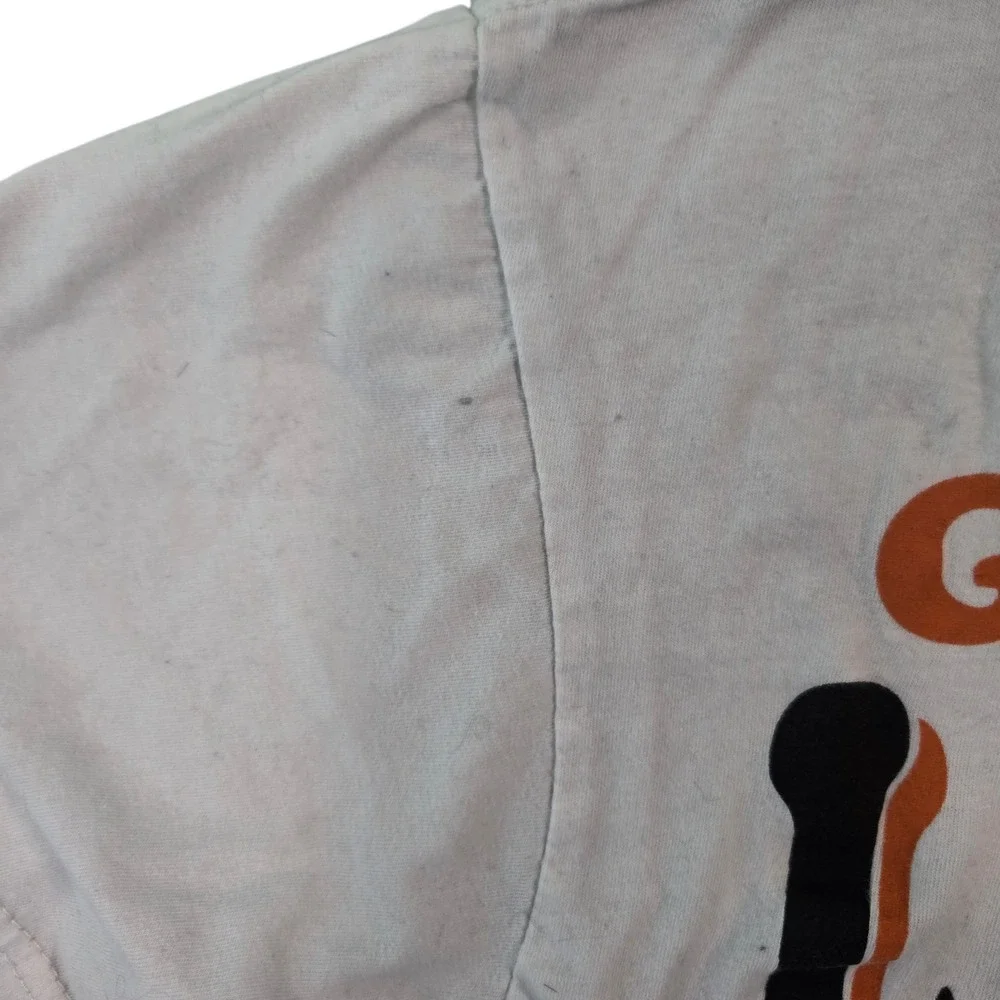 Garfield Lasagna By The Slice White Graphic T-Shirt‎ Mens Medium I Hate Mondays
